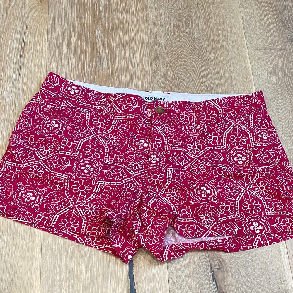 Pink Preppy Patterned Shorts